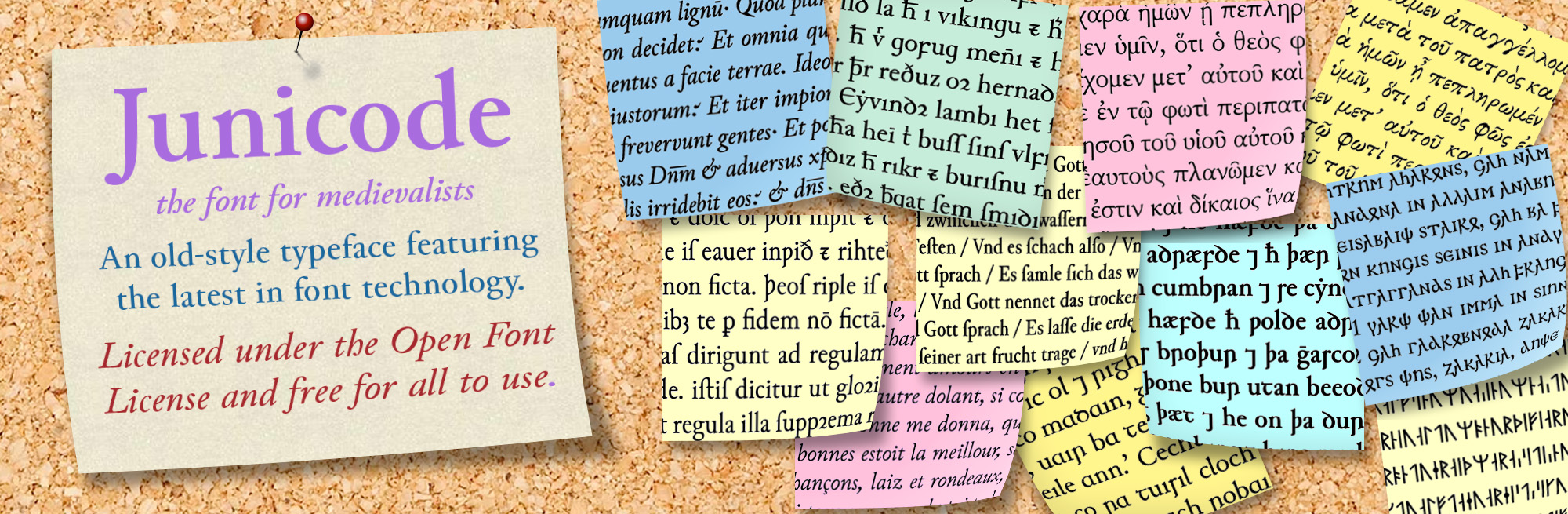 Junicode: the font for medievalists